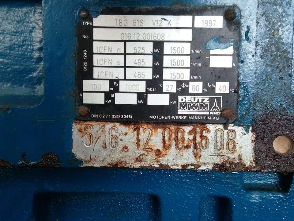 TBG 616 V12 K Motor para MWM DEUTZ Foto 3
