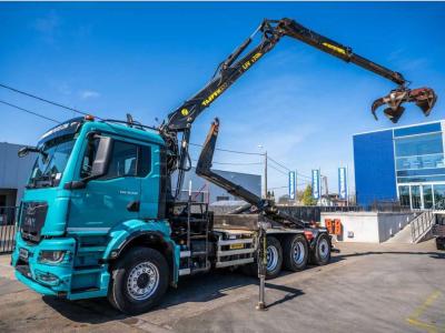 Man TGS 35.510 8X4-4 BL + TAJFUN L170 K vendida por Braem NV