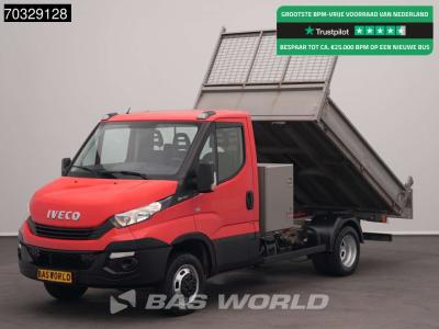 Iveco Daily 35C12 Kipper Dubbel Cabine 3,5t Trekhaak Airco Cruise Euro6 Tipper Benne Kieper Airco Trekhaa vendida por BAS World B.V.