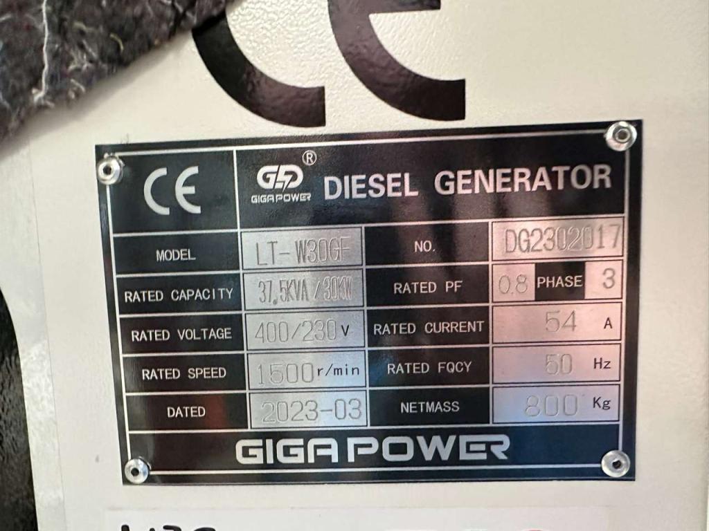Giga Power LT-W30GF 37.5 kVA silent generator set Foto 13