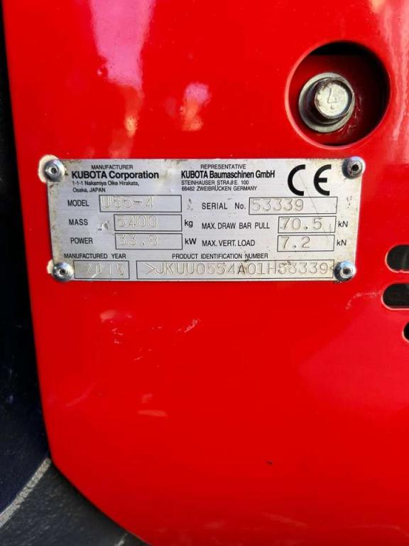 Kubota U55-4 Foto 7