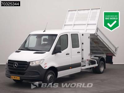 Mercedes-Benz Sprinter 514 CDI Dubbel Cabine Kipper 3,5t Trekhaak Airco Cruise Euro6 Tipper Benne Kieper A/C Towb Foto 1