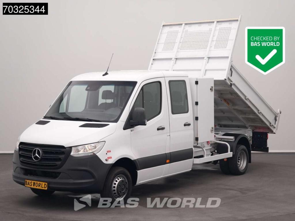Mercedes-Benz Sprinter 514 CDI Dubbel Cabine Kipper 3,5t Trekhaak Airco Cruise Euro6 Tipper Benne Kieper A/C Towb Foto 1