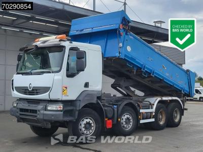 Renault Kerax 430 8X4 15m3 Forez Bennes Tipper 3-sides Steelsuspension Big-Axle Automatic Euro 5 vendida por BAS World B.V.