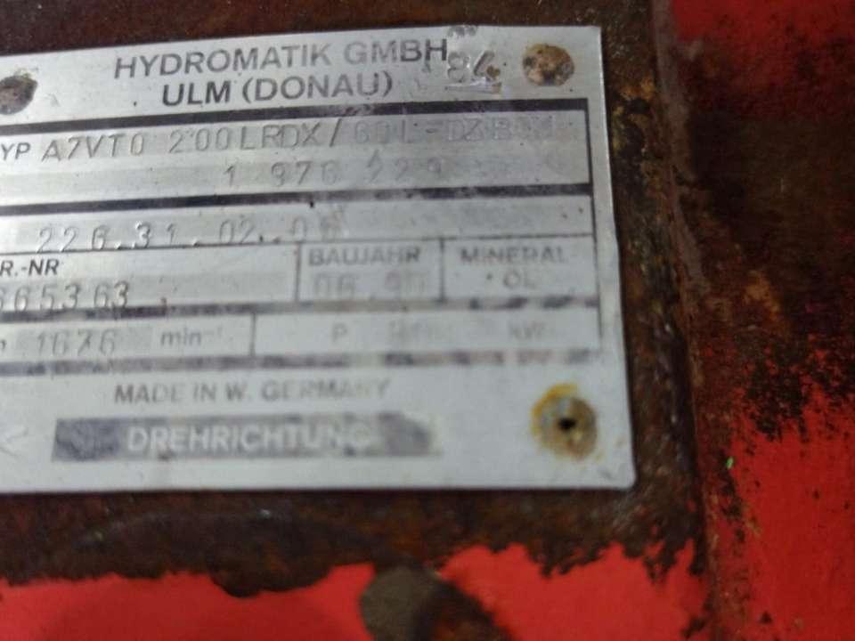 Bomba hidráulica para Brueninghaus Hydromatik A7VTO 200 LRDX Foto 2