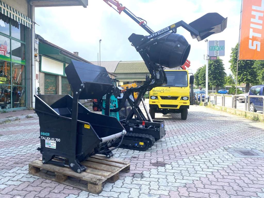 Imer Taurus 700 con botte impastatrice e scarico alto Foto 8