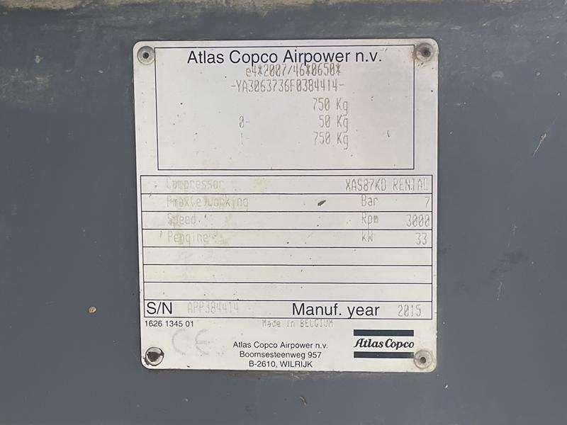 Atlas Copco XAS 87 Foto 7