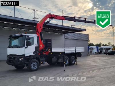 Renault K420 6X4 NEW! EURO 3 Palfinger PK32080 Remote 5x Extensions Full Steel vendida por BAS World B.V.
