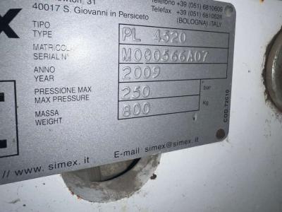 Simex PL4520 vendida por Omeco Spa