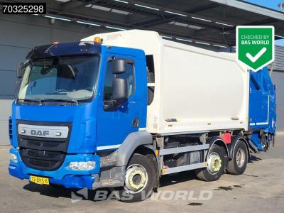 Daf LF 250 6X2 Geesink GPM IV 14L22 Lifter GCB Welvaarts weigh system Steering axle Euro 6 vendida por BAS World B.V.