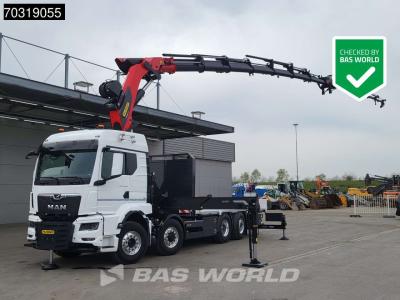 Man TGX 35.520 8X4 NEW! Palfinger PK580 TEC Crane + PJ150E JIB Winch Hydrodrive vendida por BAS World B.V.