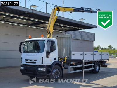 Iveco Eurocargo 180E250 4X2 HYVA V911 3S Kran Crane Manual Euro 5 vendida por BAS World B.V.