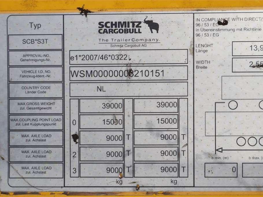 Schmitz CARGOBULL SCB53T Dutch Registration Foto 6