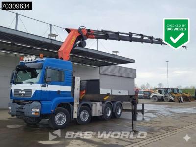 Man TGA 35.480 TGA 8X4 Palfinger PK85002 Kran Crane 2x Winch Sliding Fifth Wheel Big-Axle Euro 2 vendida por BAS World B.V.