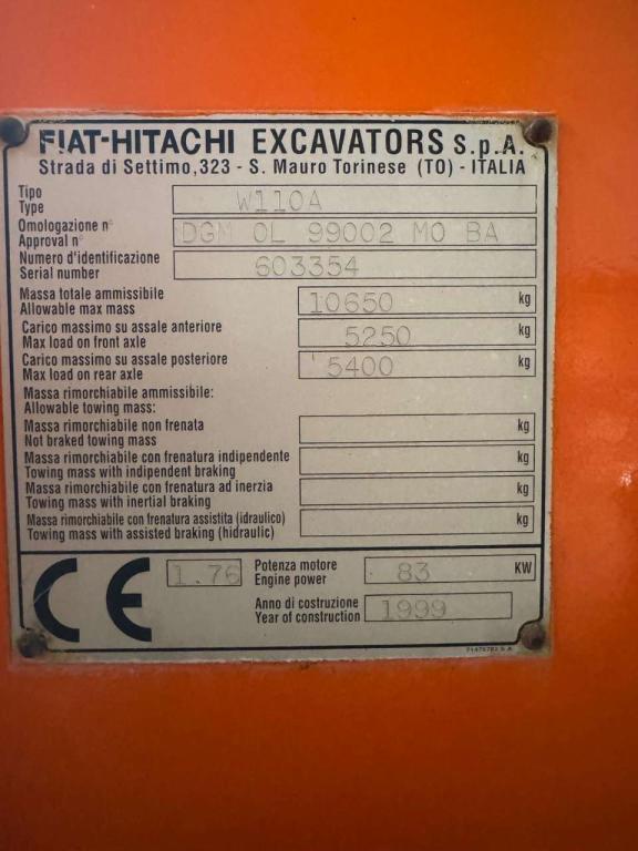 Fiat Hitachi W110 Foto 12