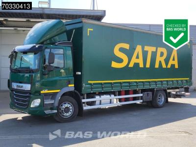 Daf CF 290 4X2 19tonner curtainsider 1500kg Ladebordwand Automatic ACC Euro 6 vendida por BAS World B.V.