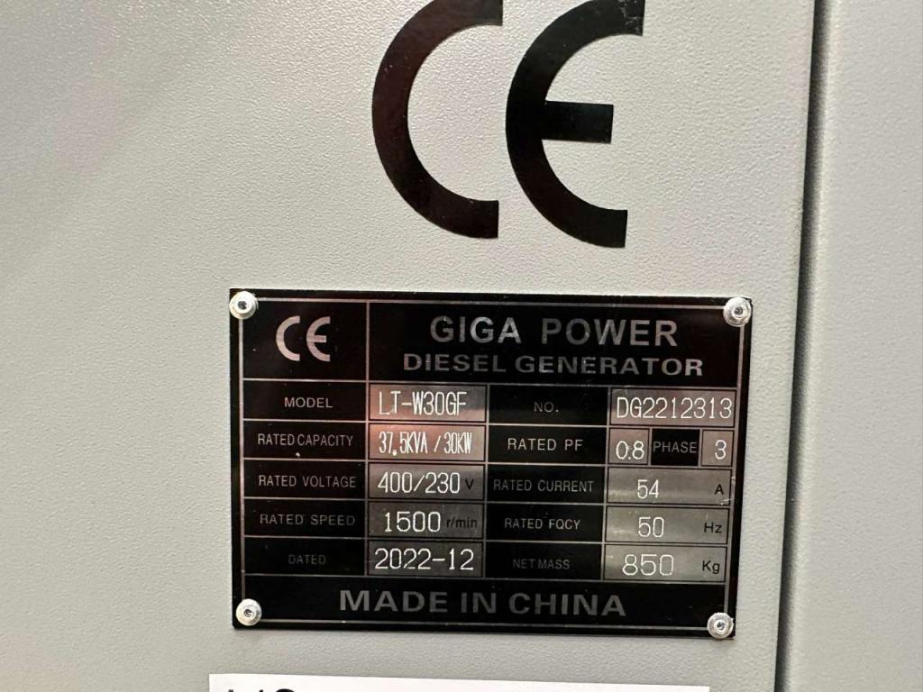 Giga Power LT-W30GF 37.5 kVA silent generator Foto 11