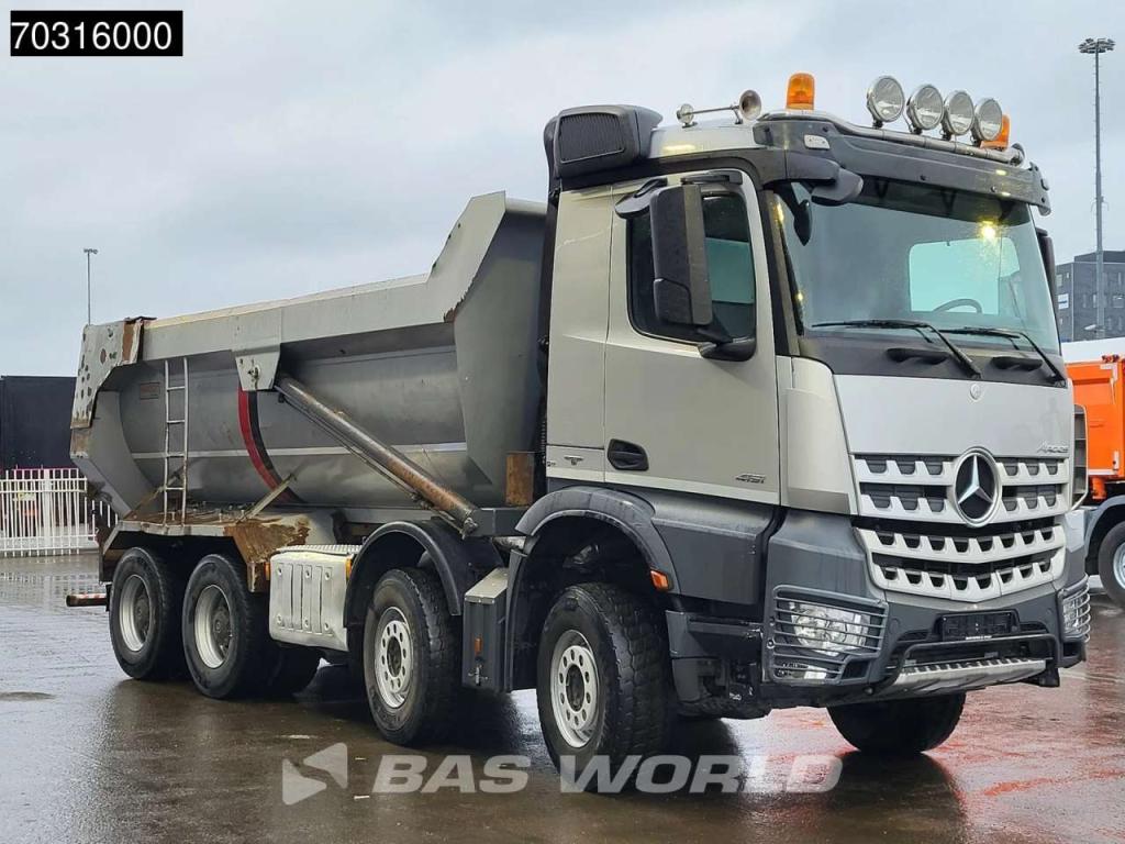 Mercedes-Benz Arocs 4151 8X4 18m3 tipper steel suspension Big-Axle Automatic Euro 6 Foto 15