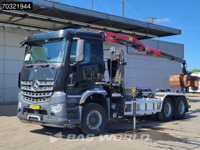 Mercedes-Benz Arocs 2840 Arocs 6X4 HMF 1444-Z2 Crane VDL S-21-5500 containersystem Big-Axle Euro 6 vendida por BAS World B.V.