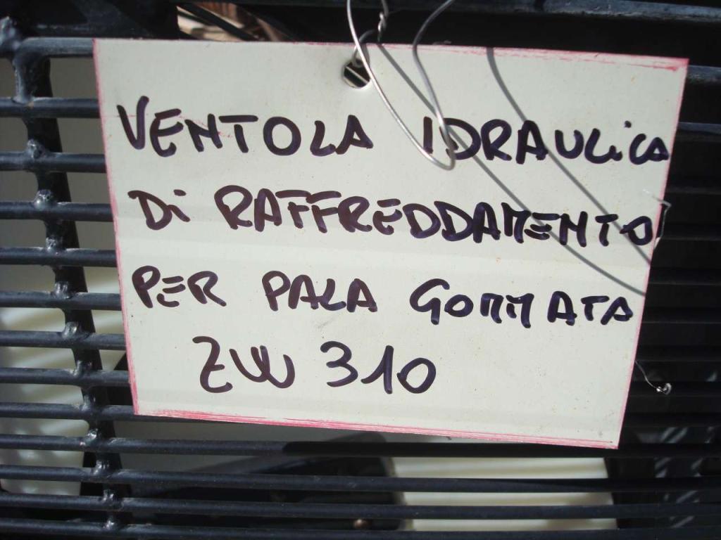 Ventilador de enfriamiento para PALA GOMMATA ZW310 Foto 6