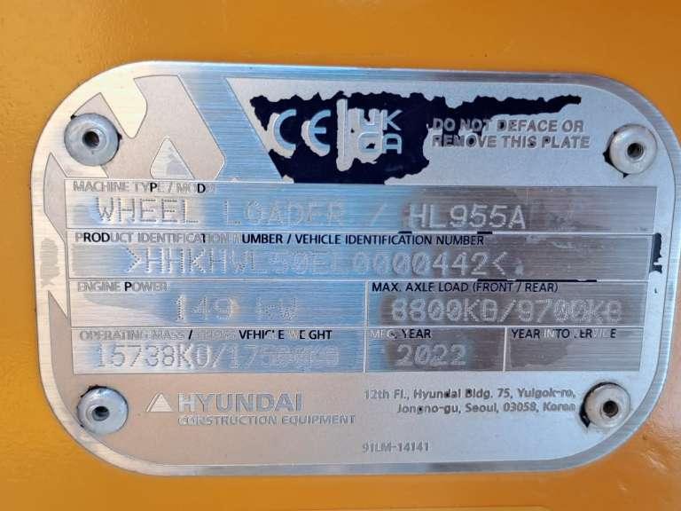 Hyundai HL955A Foto 13