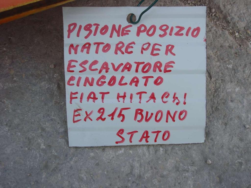 Piston posicionador para Fiat Hitachi EX 215 Foto 5