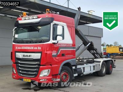Daf XF 480 XF 6X2 NL-truck APK VSL S26-6200 containersystem Lift+steering axle Automatic Euro 6 vendida por BAS World B.V.