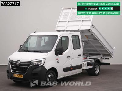 Renault Master 130PK Kipper Dubbel Cabine 3500kg trekhaak Airco Cruise Dubbellucht Tipper Benne Kieper Airc vendida por BAS World B.V.