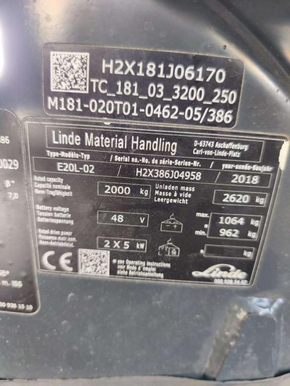 Linde E20L-02 Foto 7
