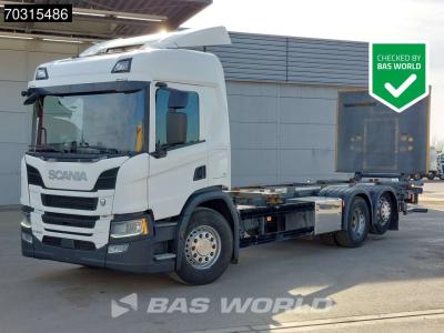 Scania P500 P 6X2 Full Air Zepro 2500kg Ladebordwand Lift-Lenk Asche Retarder vendida por BAS World B.V.