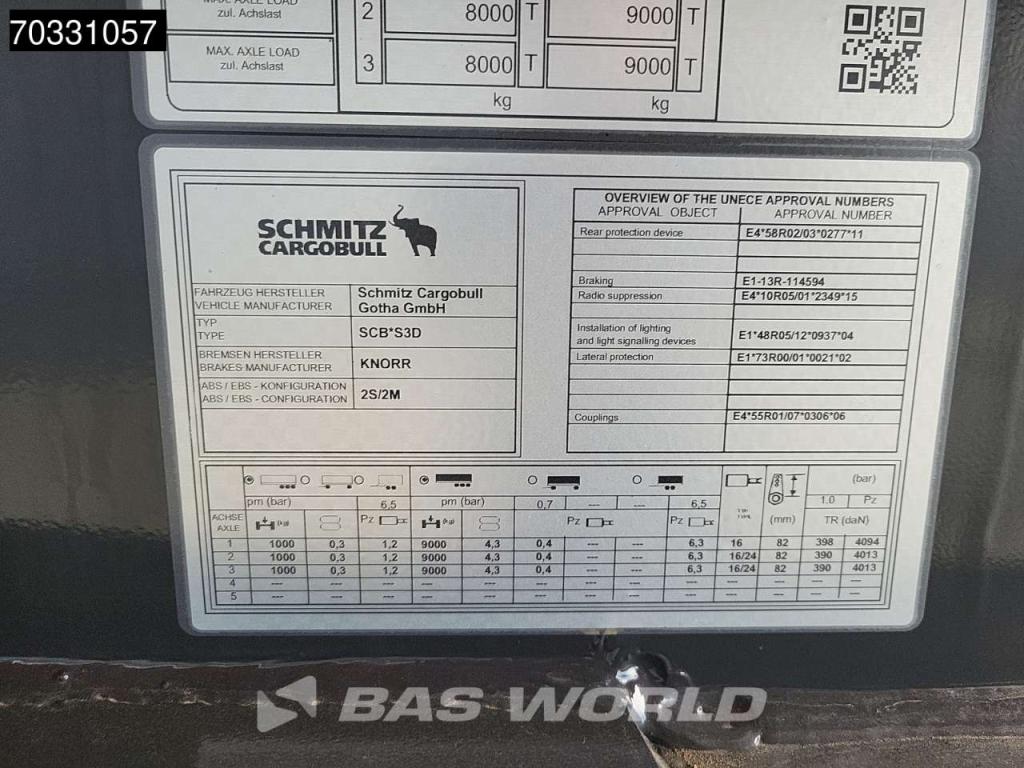 Schmitz SCB*S3D Lift Axle Cramaro Foto 24