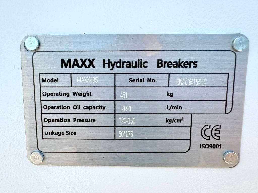 Maxx 435 Hammer / 6-9ton / hydraulic breaker / NE Martillo hidráulico Foto 9