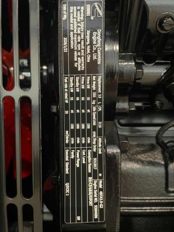 Cummins 4BTA3.9-G2 - 55 kVA Generator - DPX-19832 Foto 12