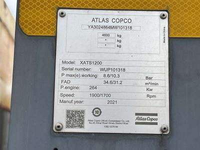 Atlas Copco XATS 1200 CUD vendida por Machinery Resale