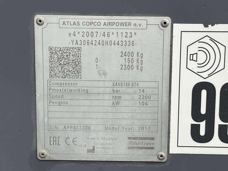 Atlas Copco XAVS 186 ST IV JD - N Foto 5