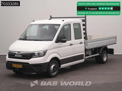 Man TGE 5.180 Automaat 180PK Dubbel Cabine Open Laadbak Dubbellucht Trekhaak Airco Cruise Euro6 Pritsch vendida por BAS World B.V.