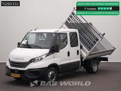 Iveco Daily 35C21 3-Zijdige Kipper Dubbel Cabine 210PK 3.0L Dubbellucht 3,5t Trekhaak ACC Airco LED Camer vendida por BAS World B.V.