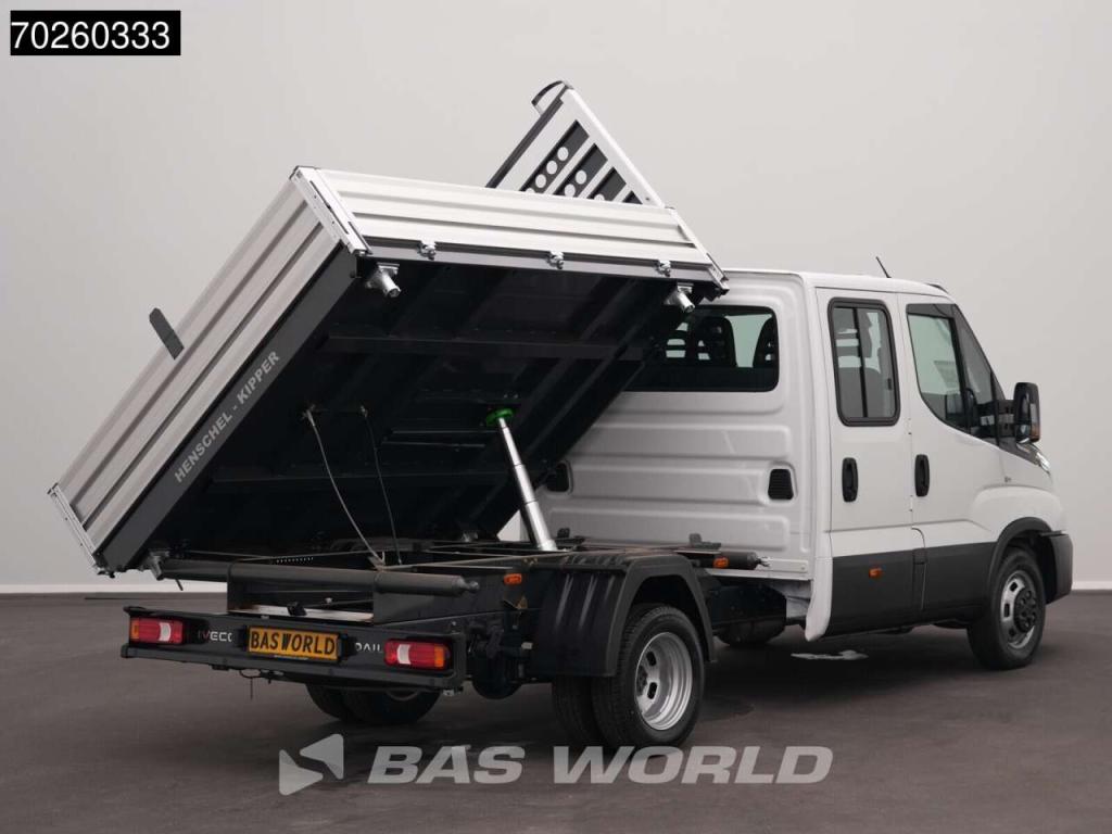 Iveco Daily 35C21 3-Zijdige Kipper Dubbel Cabine 210PK 3.0L Dubbellucht 3,5t Trekhaak ACC Airco LED Camer Foto 2