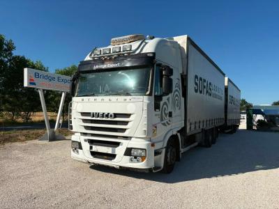 Iveco STRALIS 420 CUBE ZF euro 5 + biga vendida por Bridge Export Srl