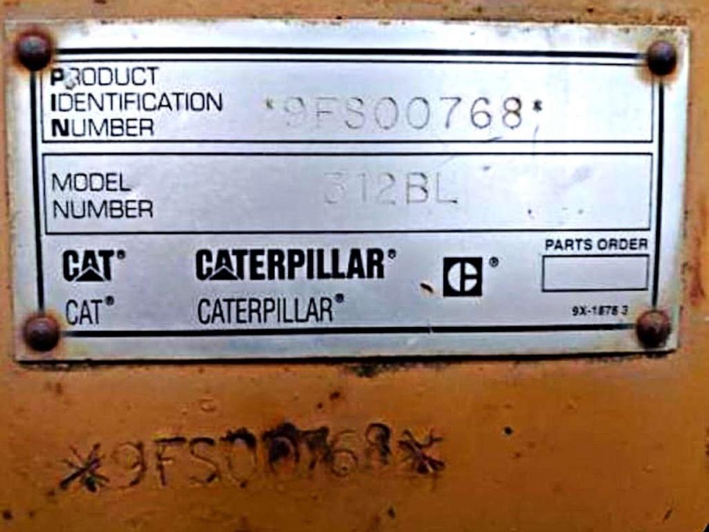 Caterpillar 312BL Foto 9