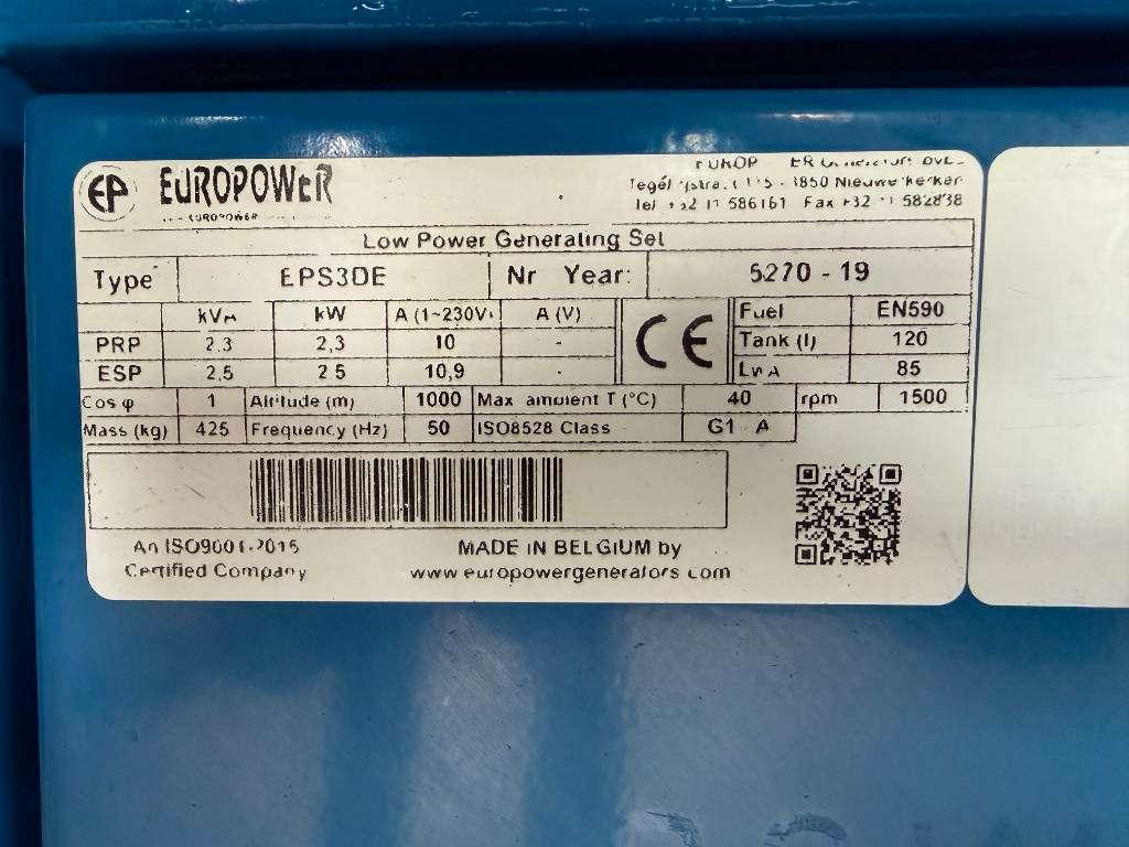 Kubota Z482 - 2,5kVA single phase used genset - DPX-12665 Foto 8