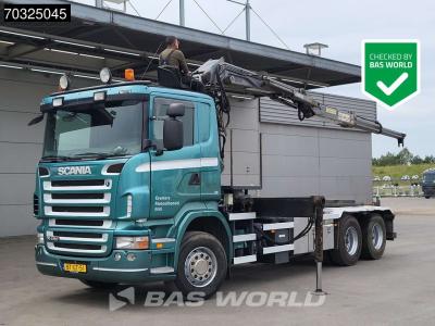 Scania R480 6X2 NL-Truck Penz Crane 1620CHL  + cable lift Manual Lift-Axle Euro 4 vendida por BAS World B.V.