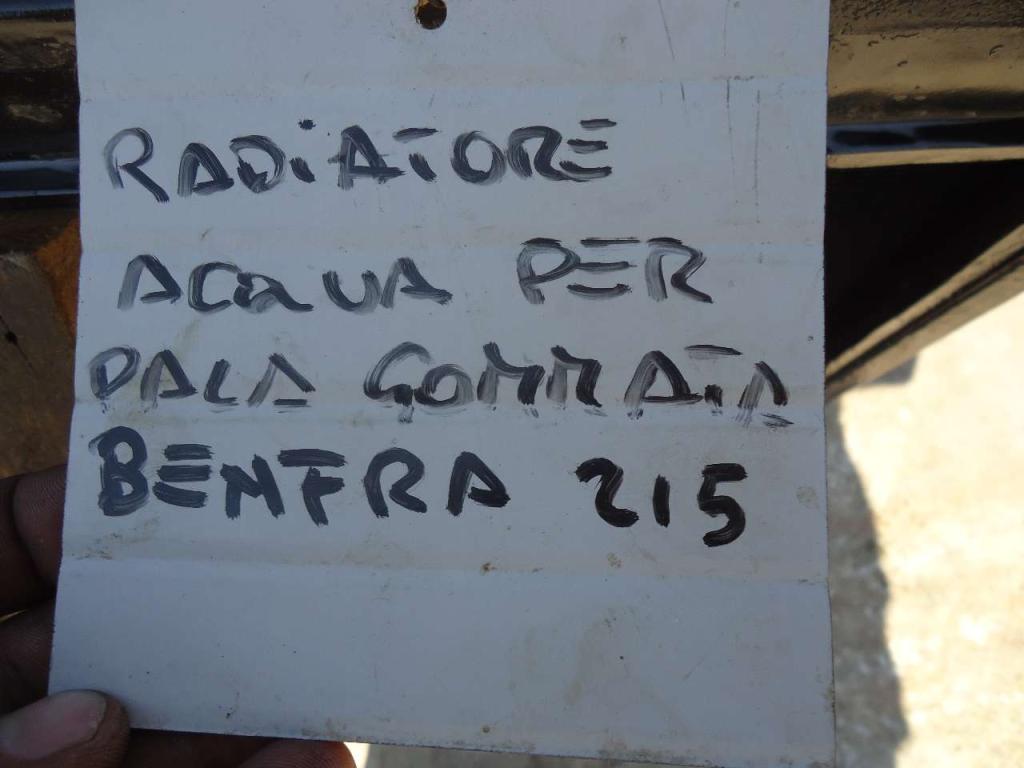 Radiador de agua para Benfra 215 Foto 5