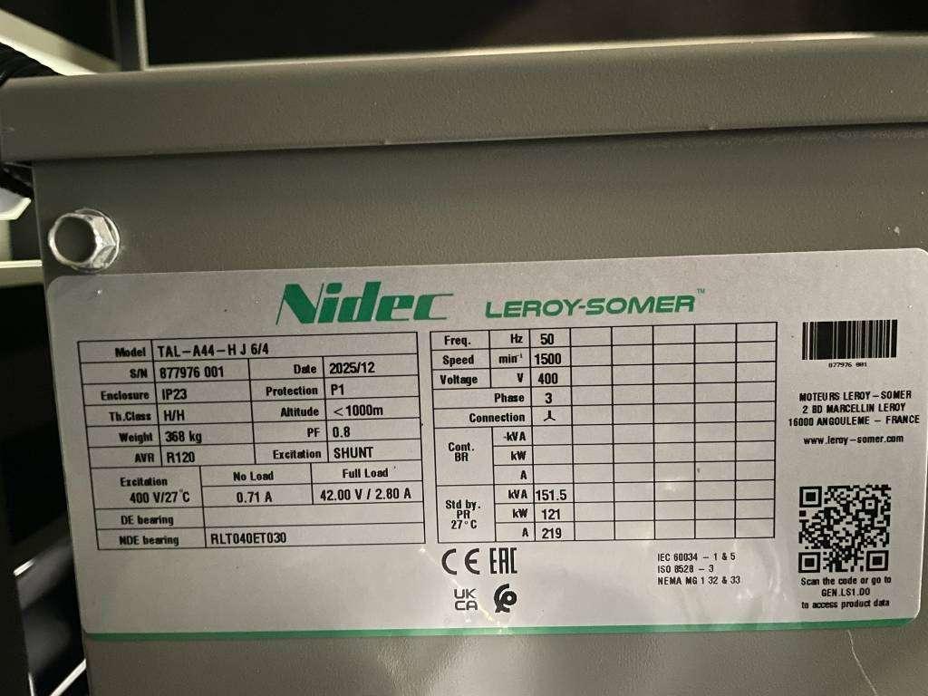 Cummins 6BTAA5.9-G2 - 155 kVA Generator - DPX-19837 Foto 16