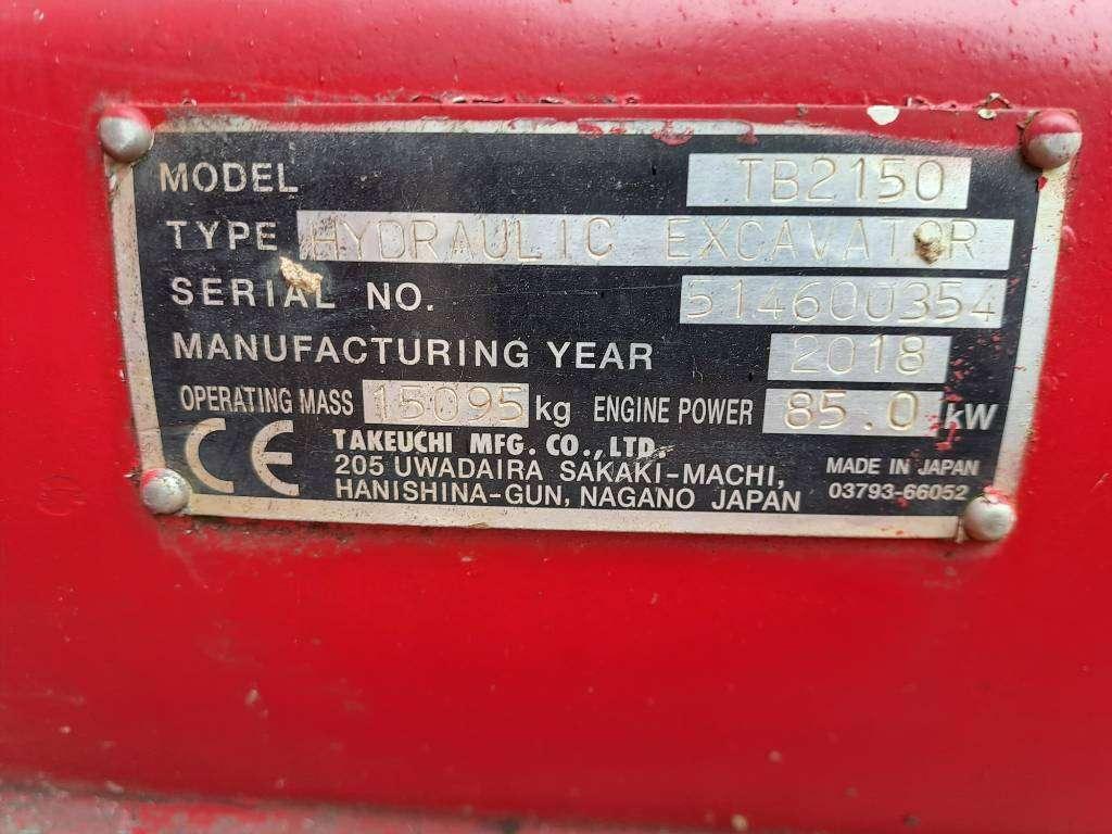 Takeuchi TB2150 Foto 11