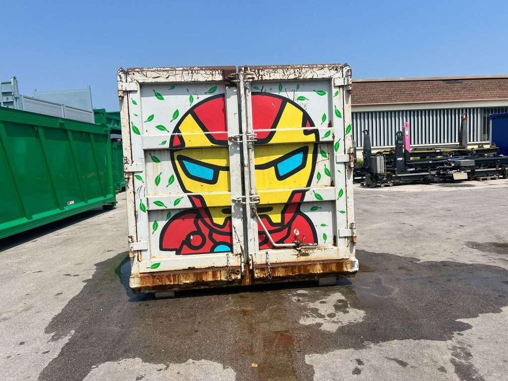 CONTAINER SCARRABILE USATO A CIELO APERTO CON GRU Foto 3