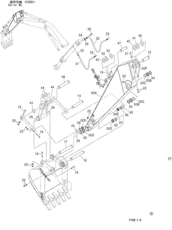 Hitachi ZX210 ZX240 Foto 8