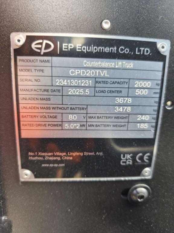 EP Equipment CPD20TVL Foto 7