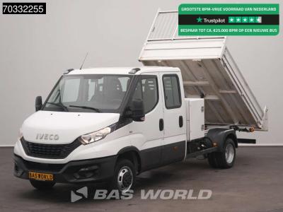 Iveco Daily 35C16 3.0 160PK Kipper Dubbele Cabine 3,5t Trekhaak Dubbellucht Airco Cruise Euro6 Tipper Ben vendida por BAS World B.V.