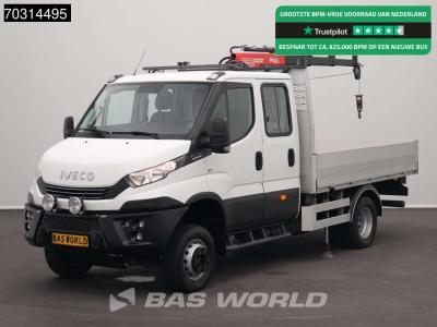 Iveco Daily 70C18 3.0L Automaat Kraanwagen Fassi Micro M20.A13 3,5t Trekhaak Dubbellucht Navi Airco Cruis vendida por BAS World B.V.